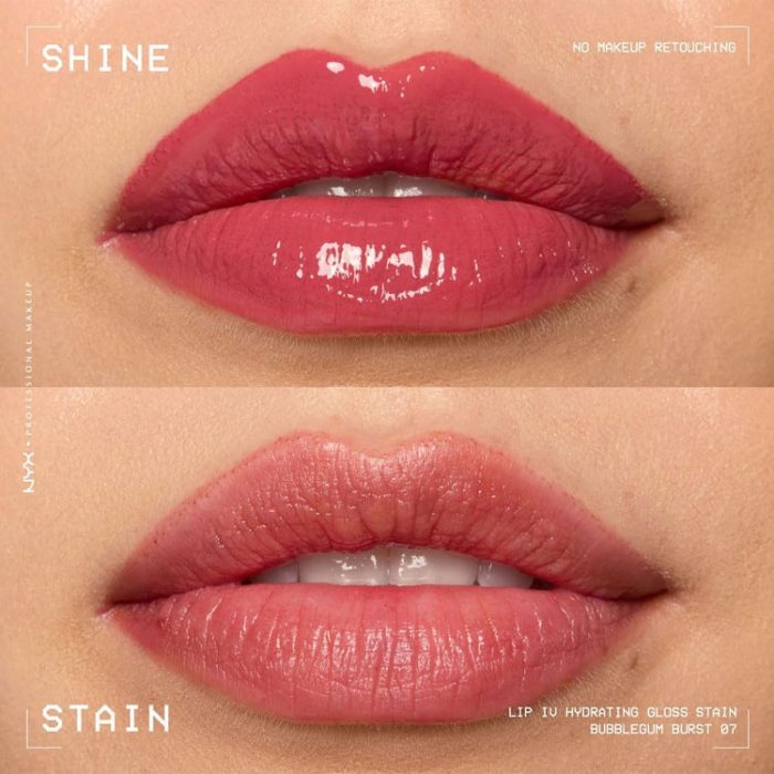 نيكس ملمع شفاه مرطب ليب اي في 07 NYX Lip IV Hydrating Lip Gloss 07 💋