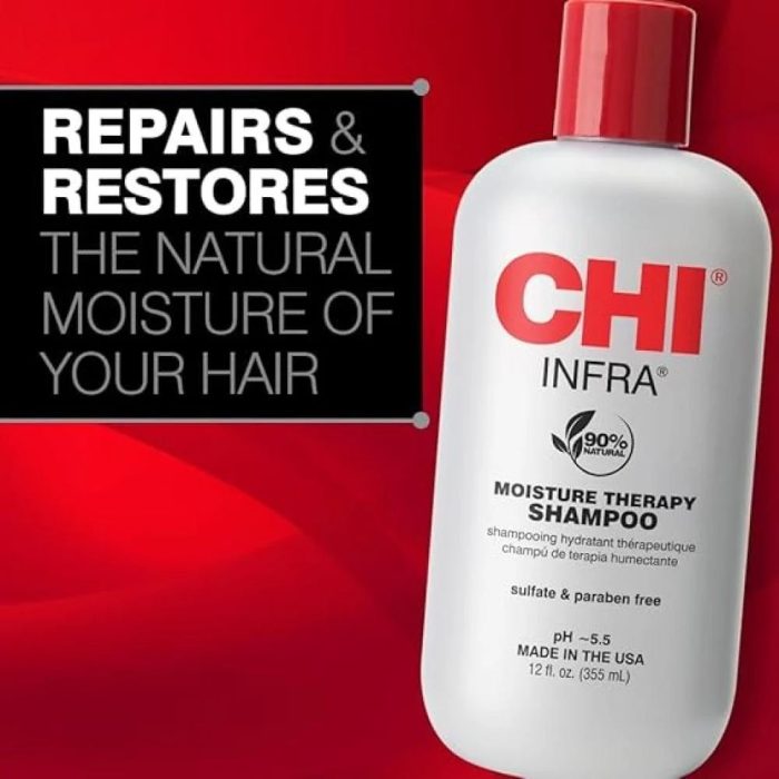CHI shampoo moisture therapy for all hair types 946ml - Image 3