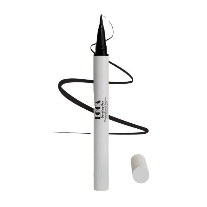 لوكا قلم تحديد العيون 01 سائل أسود داكن مقاوم للماء