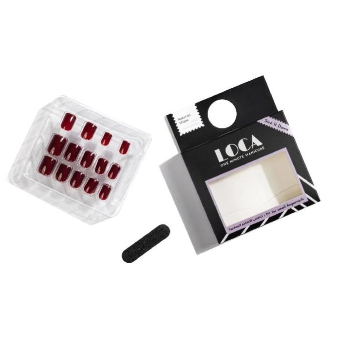 Luca Artificial Nails N3 Brown Self-Adhesive - Image 4