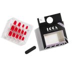 Luca Artificial Nails N4 red Self-Adhesive - Image 4