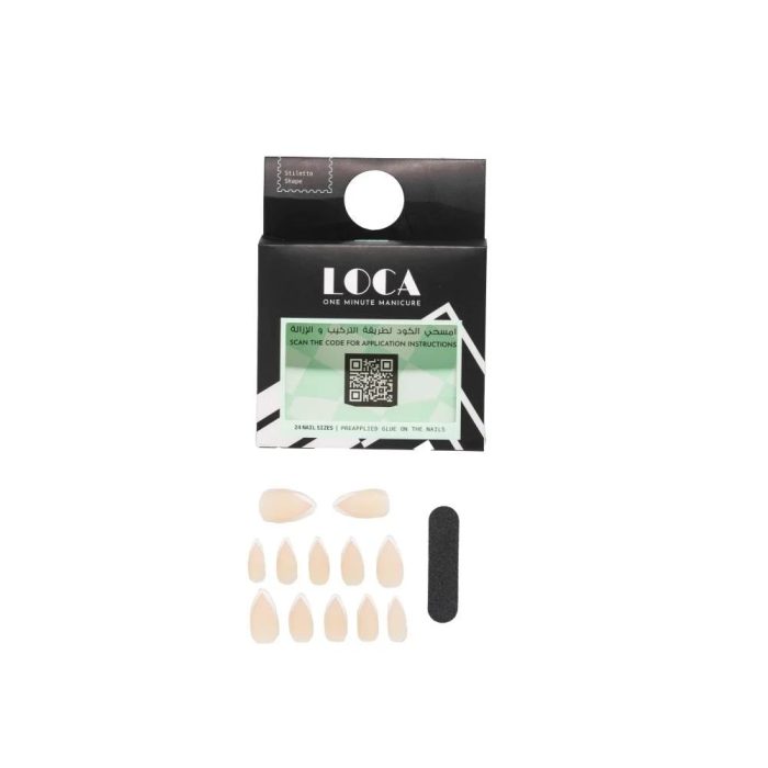 Luca Artificial Nails No 15 Self-Adhesive Stiletto Shape - Image 4