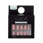 لوكا اظافر صناعية رقم 14 لصق ذاتي شكل اوفال وردى لحمي Luca artificial nails No 14 self-adhesive flesh-pink oval shape
