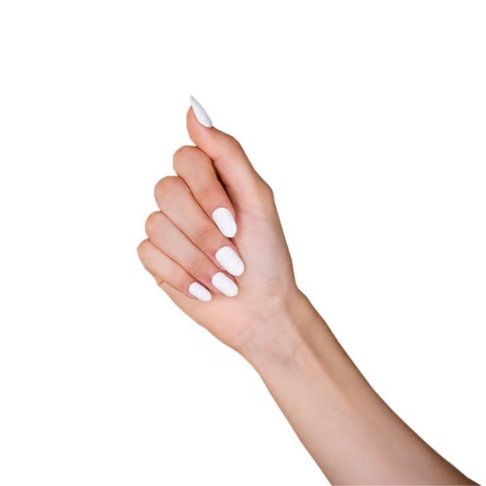 Luca Artificial Nails No 12 Self-Adhesive Matte White - Image 3
