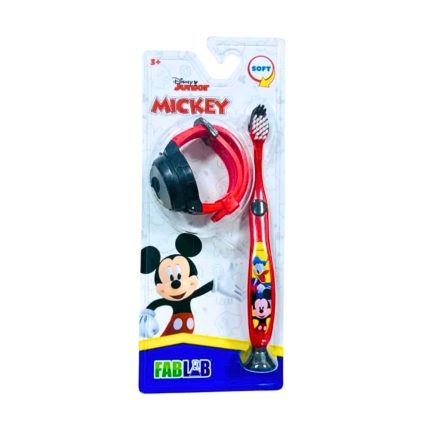 فاب لاب ميكي فرشاة أسنان للأطفال مع لعبة FabLab Mickey Kids Toothbrush with Toy