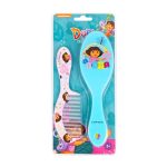 فاب لاب دورا فرشة شعر للاطفال مع مشط FabLab Dora hair brush for kids with Comb