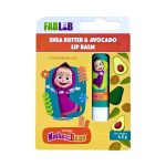 فاب لاب مرطب شفاه ماشا والدب بزبدة الشيا والافوكادو 4.5 جم FabLab lip balm masha and the bear shea butter and avocado 4.5g