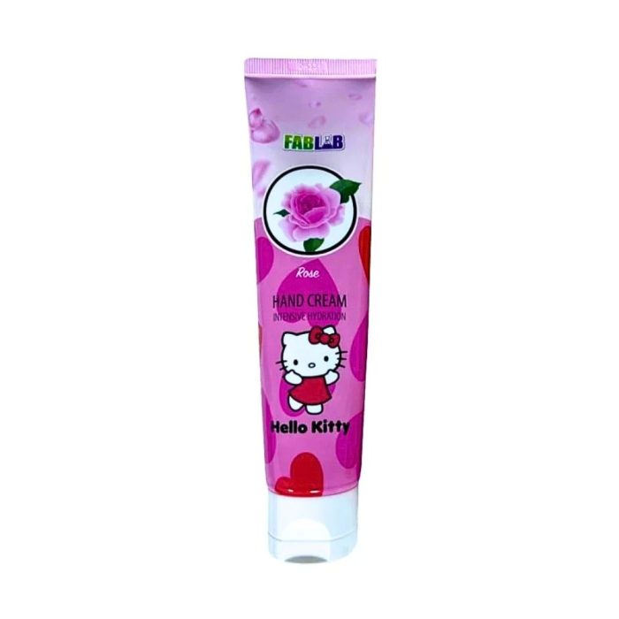 فاب لاب كريم اليدين بالورد هيلو كاتي 100 جم FabLab hand cream with rose hello kitty 100g