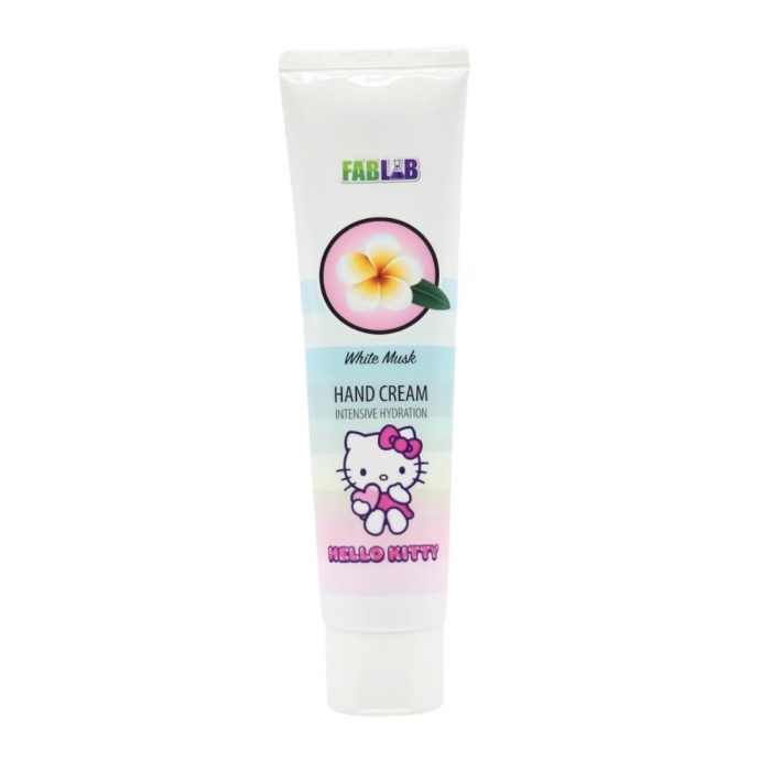 فاب لاب كريم اليدين بالمسك الابيض هيلو كاتي 100 جم FabLab hand cream with white musk hello kitty 100g