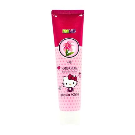 كريم اليدين برائحة زهرة الليلي هيلو كاتي 100 جم FabLab hand cream lily hello kitty 100g