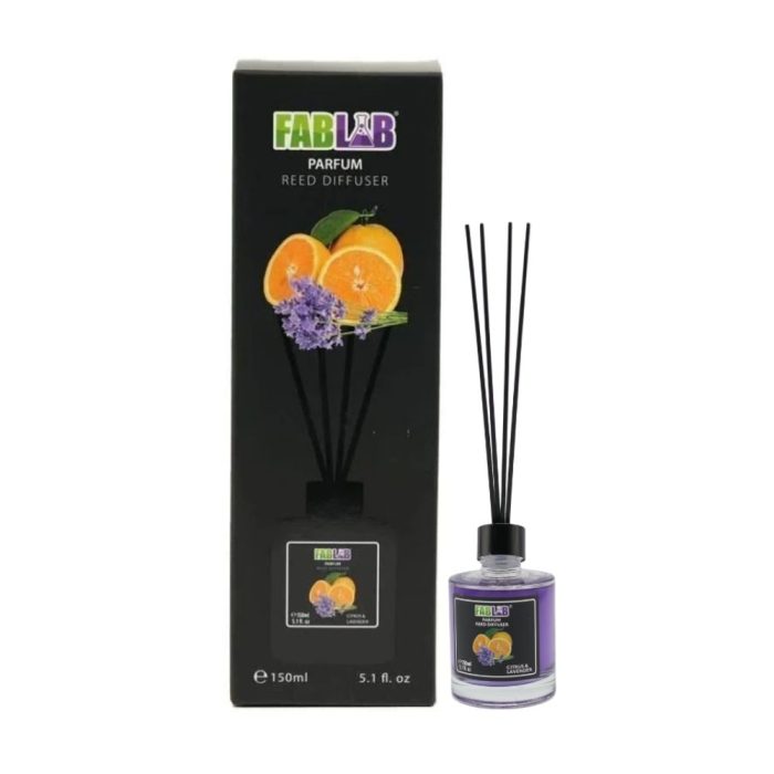 FabLab citrus and lavender Reed Diffuser 150ml - Image 3