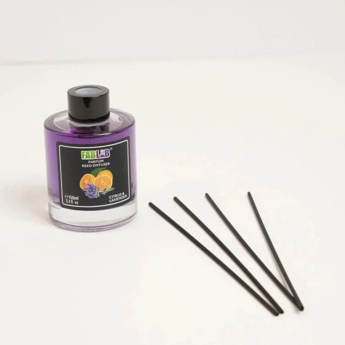 FabLab citrus and lavender Reed Diffuser 150ml - Image 4