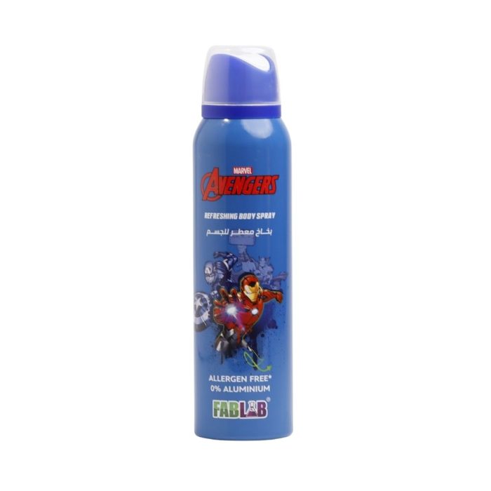 فاب لاب افينجرز معطر جسم منعش 150 مل FabLab refreshing body spray avengers 150ml