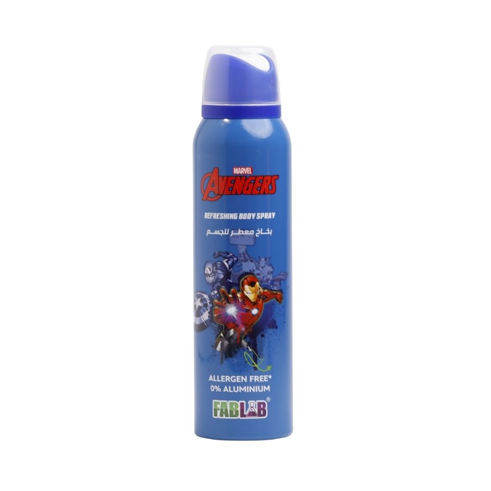 petracare-90 فاب لاب افينجرز معطر جسم منعش 150 مل FabLab refreshing body spray avengers 150ml
