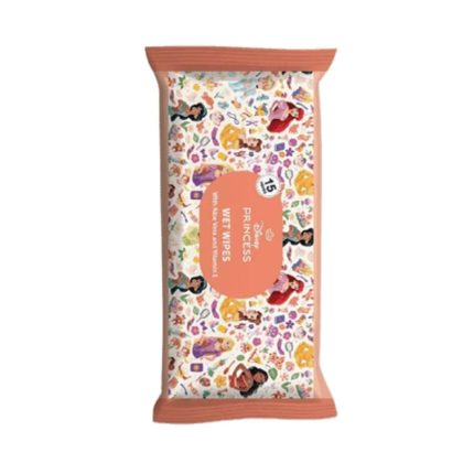 فاب لاب ديزني برينسس مناديل مبللة للأطفال 15 منديل FabLab wet wipes disnep princess 15pcs