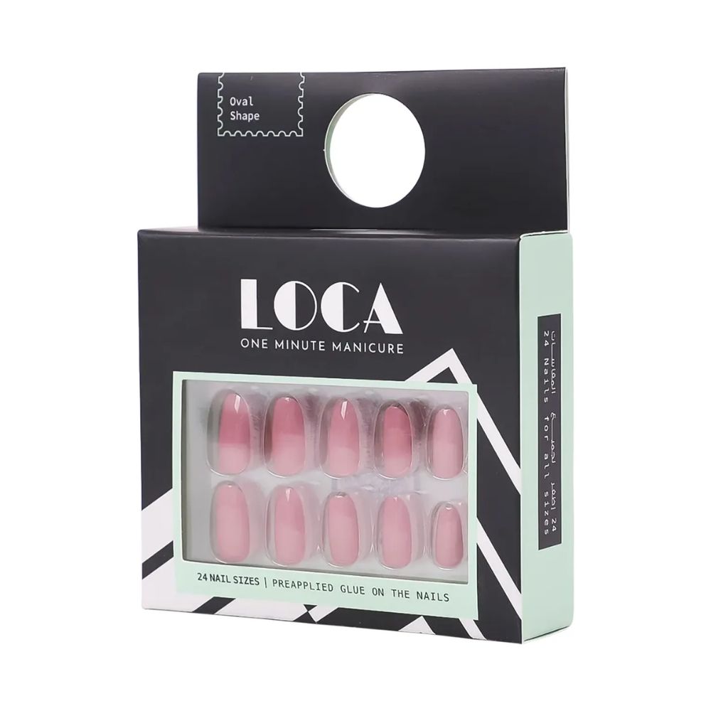 petracare-image-20781 لوكا اظافر صناعية رقم 30 لصق ذاتي اوفال شايب بنك نود Luca Artificial Nails No 30 Self-Adhesive Oval Shape Pink Nude