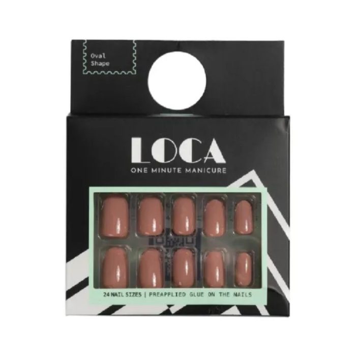 لوكا اظافر صناعية رقم 28 لصق ذاتي اوفال شايب نود