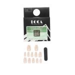 Luca Artificial Nails No 2 Self-Adhesive Oval Shape Chrome Pink - Image 4