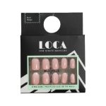 لوكا اظافر صناعية رقم 27 لصق ذاتي اوفال شايب وردي