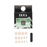 لوكا اظافر صناعية رقم 20 لصق ذاتي لون فرنسي شكل الطبيعي - الصورة 4