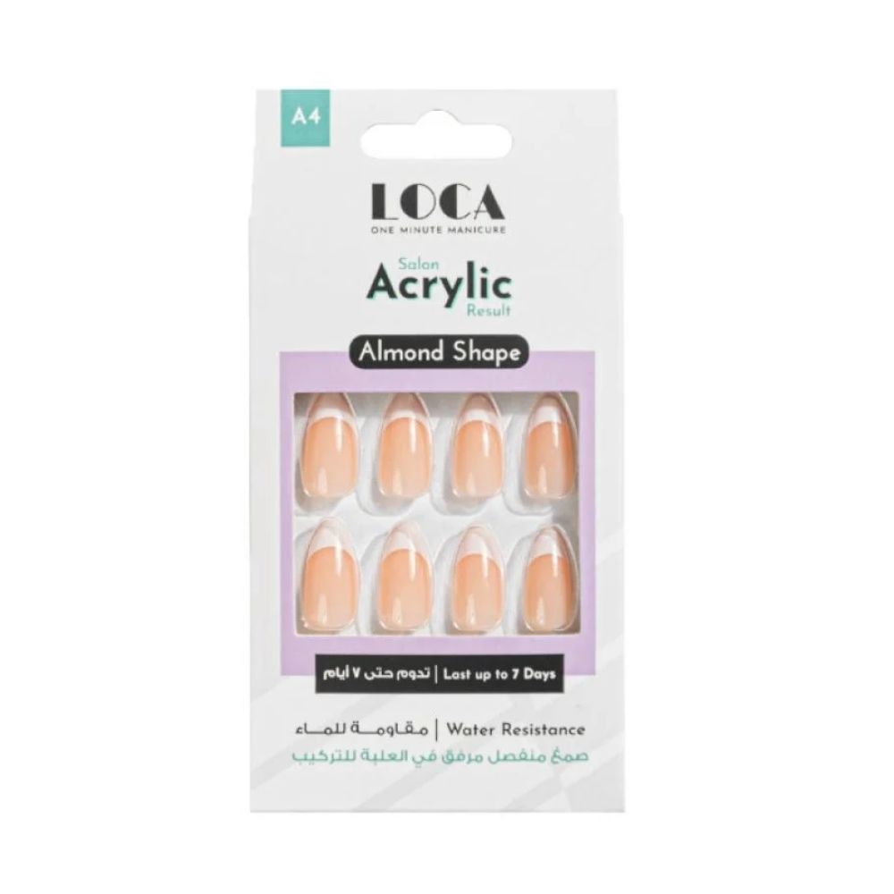petracare-image-20820 لوكا اظافر صناعية اكرليلك A4 لون فرنسي طبيعي Luca Acrylic Artificial Nails A4 Natural French Color