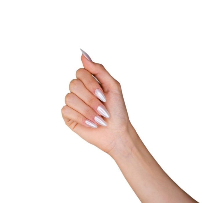 Luca Acrylic Artificial Nails A2 Pearl White - Image 3