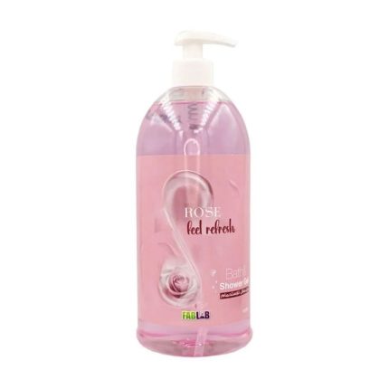 فاب لاب جل سائل للإستحمام برائحة الورد 1000 مل