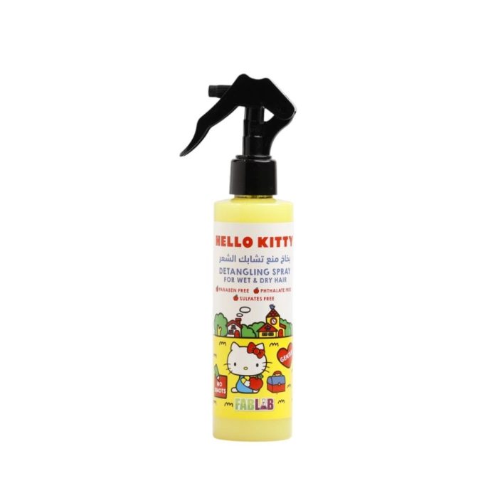فاب لاب هيلو كيتي بخاخ منع تشابك الشعر 200 مل FabLab detangling spray Hello Kitty 200ml
