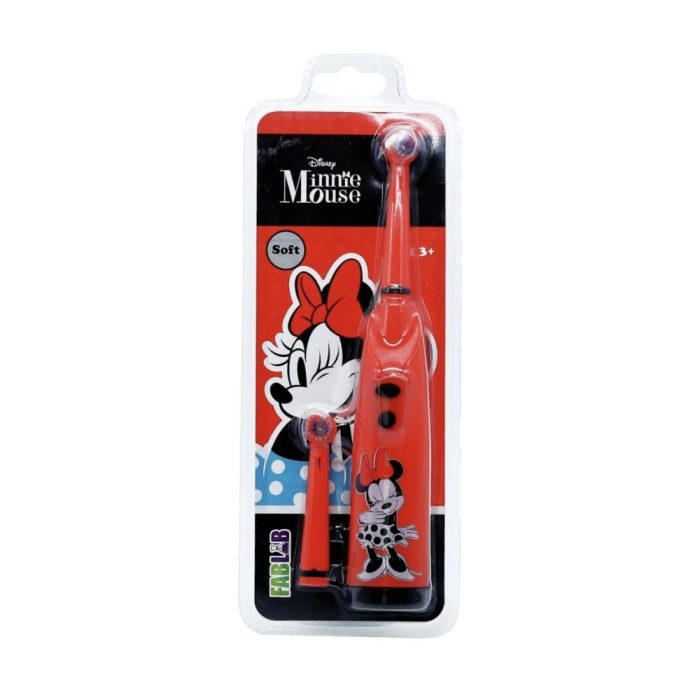 فاب لاب فرشة اسنان ميني ماوس للاطفال تعمل بالبطارية FabLab Minnie Mouse battery toothbrush for kids